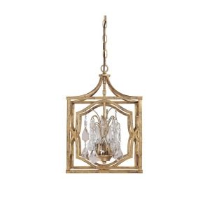 Capital Lighting Blakely 3 Light Foyer With Crystals Antique Gold 9481Ag-cr - All