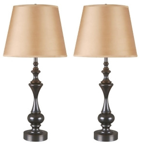Kenroy Home Stratton Ii 2-Pack Table Lamp Oil Rubbed Bronze 32200Orb - All