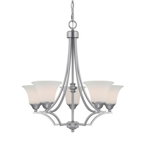 Capital Lighting Towne Country 5 Light Chandelier Matte Nickel 4025Mn-114 - All