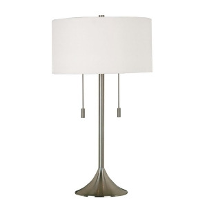 Kenroy Home Stowe Table Lamp Brushed Steel 21404Bs - All