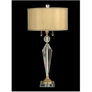 Dale Tiffany Strada Crystal Table Lamp Antique Brass Gt701218 - All