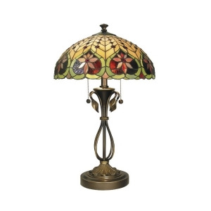 Dale Tiffany Leilani Table Lamp Antique Brass Tt60024 - All