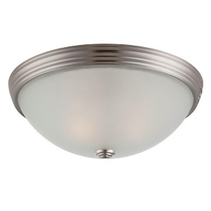 Savoy House 13 Flush Mount White Glass Satin Nickel 6-780-13-Sn - All