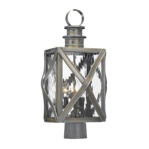 Elk Lighting Outdoor Post Lantern Dune Road Collection Solid Brass 2143-Wb - All