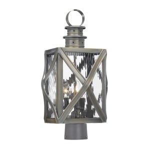Elk Lighting Outdoor Post Lantern Dune Road Collection Solid Brass 2143-Wb - All