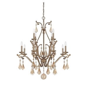 Savoy House Rothchild 8 4 Chandelier Oxidized Silver 1-8101-12-128 - All