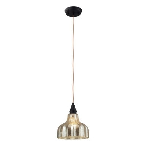 Elk Lighting Danica 1 Light Pendant in Oiled Bronze 46008-1 - All