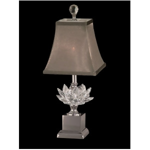 Dale Tiffany Lucinda Crystal Accent Lamp Polished Nickel Ga11211 - All