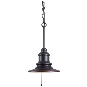 Kenroy Home Broadcast 1 Light Pendant Oil Rubbed Bronze w/ Copper 93031Orb - All
