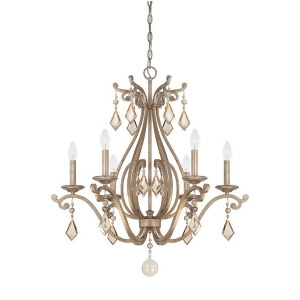 Savoy House Rothchild 6 Light Chandelier Oxidized Silver 1-8100-6-128 - All