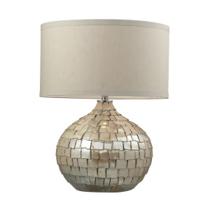 Dimond Lighting Canaan Ceramic Table Lamp in Cream Pearl Finish D2264 - All