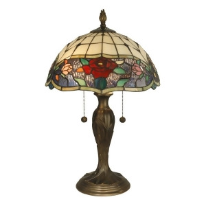 Dale Tiffany Malta Tiffany Table Lamp Antique Bronze Tt10211 - All