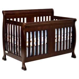 Davinci Porter 4-in-1 Convertible Crib in Espresso w/ Toddler Rails M8501q - All