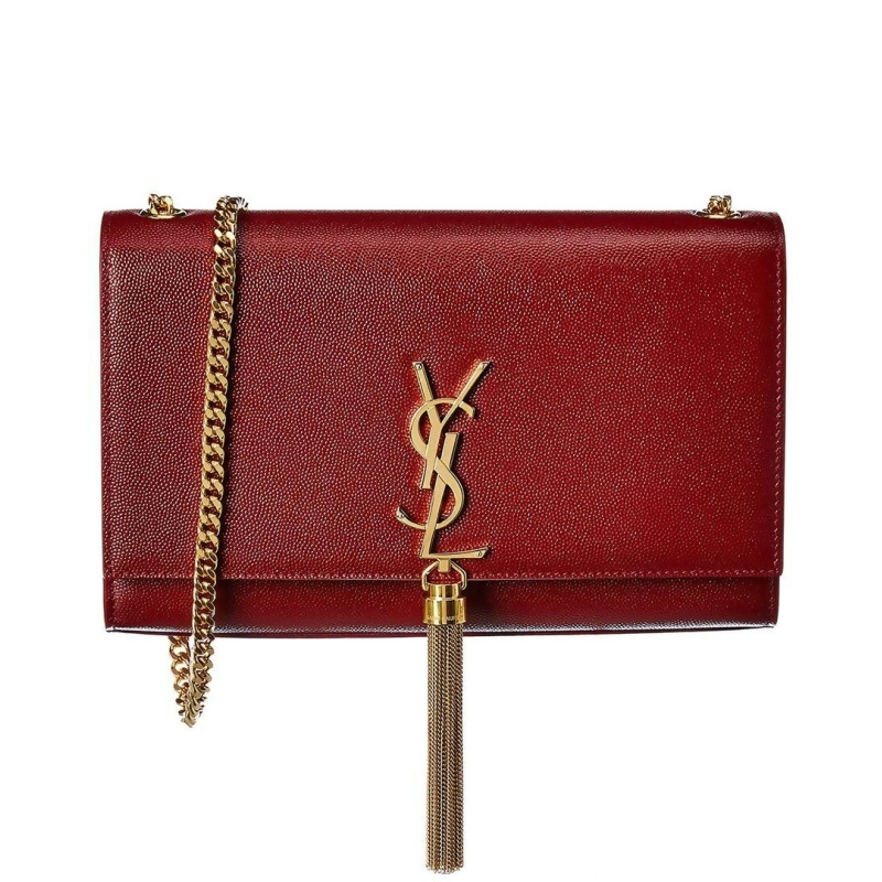 saint laurent medium kate leather shoulder bag