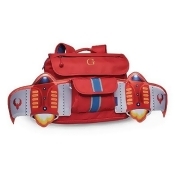 Small Personalised Kids Backpack - Red Rocket Small Personalised Kids Backpack - Red Rocket