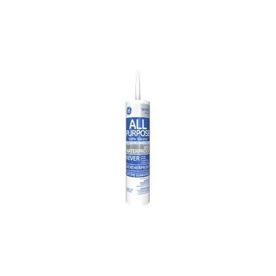 Ge Sealants Adhesives Ge Silicone I Flexible Window And Door Silicone Sealant 9 8 Oz Cartridge White Solid