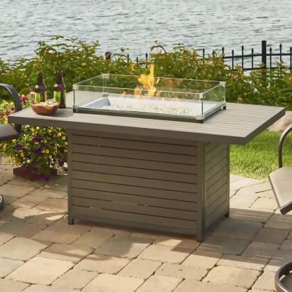 Outdoor Great Room Brooks Rectangular Gas Fire Pit Table From