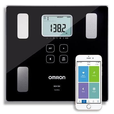 Omron Healthcare OMRON Body Composition Monitor - The OMRON Body Composition Monitor and Scale with Bluetooth connectivity (BCM-500) performs smart tracking of six body metrics: Body Weight  Body Fat percentage  Visceral Fat  Skeletal Muscle percentage  Resting Metabolism and Body Mass Index (BMI)....