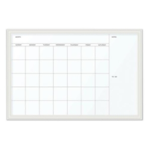 UPC 843463130194 product image for U Brands Magnetic Dry Erase Calendar with Decor Frame 30 x 20 White Surface and  | upcitemdb.com