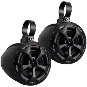 Pyle PLUTV41BK - 4’’ Waterproof Rated Off-Road Speakers - Compact PowerSport Vehicle Speaker System for ATV, UTV, 4x4, Jeep (800 Watt)
