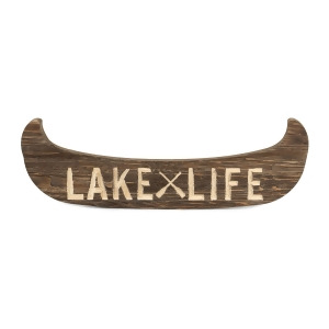 UPC 746427823203 product image for Melrose International Lake Life Canoe Plaque 22 L x 7 H Wood/MDF - All | upcitemdb.com