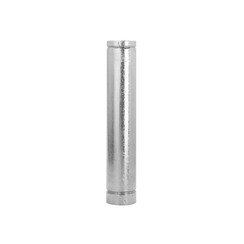SELKIRK 4"x6 5/8" Direct-Temp Direct Vent 12" Gas Pipe Length #4DT-12 GALVANIZED 