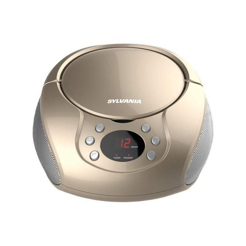 Sylvania Sylvania Srcd261 B Champagne Portable Cd Players With Am Fm Radio Champagne From Spectrumsuperstore At Shop Com