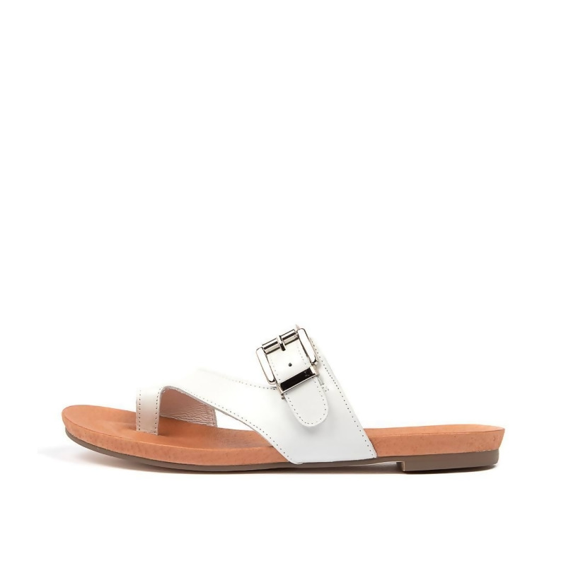 white flat sandals australia