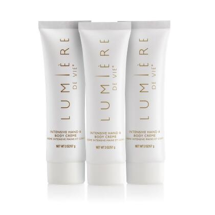 Lumière de Vie Mini Intensive Hand & Body Crème- Pack of three