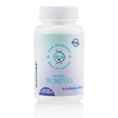 DNA Miracles® Probióticos Masticables - Single Bottle - 30 Servings