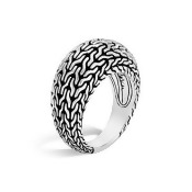 John Hardy Sterling Silver Classic Chain Dome Ring John Hardy Sterling Silver Classic Chain Dome Ring