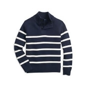 Brooks Brothers Boys' Striped Half-Zip Sweater - Big Kid Brooks Brothers Boys' Striped Half-Zip Sweater - Big Kid