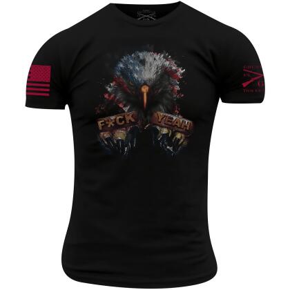 Grunt Style Eagle Fck Yeah T-Shirt Black - 4XL