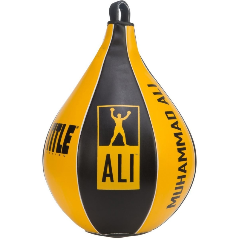 title boxing leather speed bag