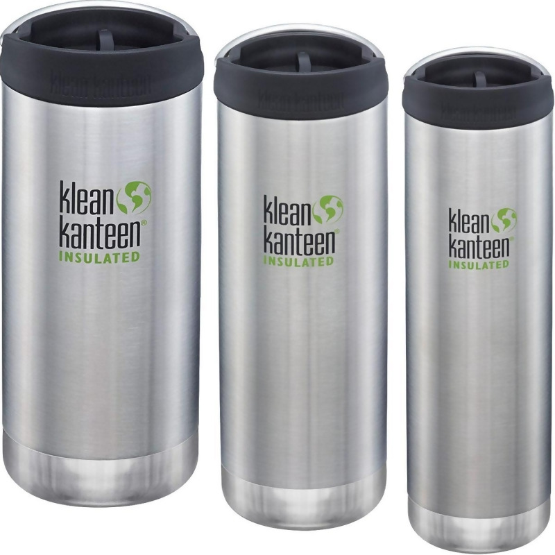 Klean Kanteen Tkwide Insulated Bottle With Wide Loop Cap Brushed Stainless From Forza Sports At Shop Com