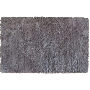 Solid Gray Modern Area Rug Ultra Soft Microfiber Shag Rug Mat - 3' x 5'
