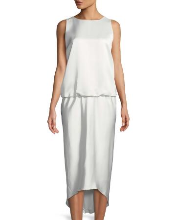 Satin Sheath Dress