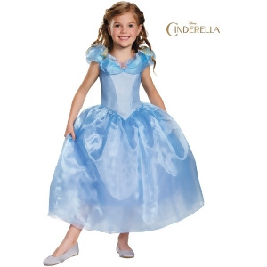 Cinderella Movie Deluxe Costume for Girls - MEDIUM