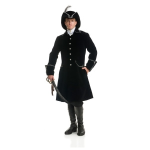 Adult Distinguished Pirate Jacket Costume - Small