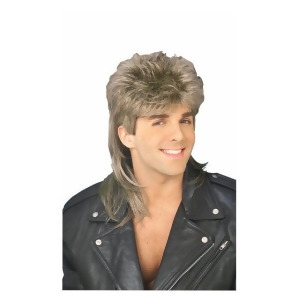 Adult Blonde Mullet Wig - All