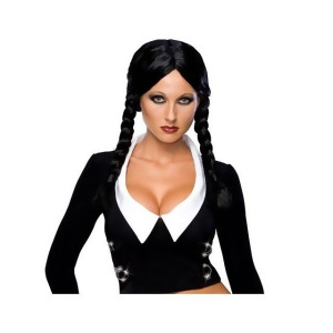 Deluxe Wednesday Addams Wig for Adults - All