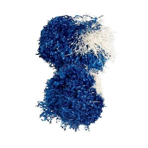 Blue and White Dallas Cheerleader Pom Poms - All