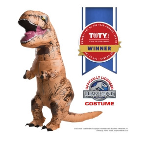 Adult Jurassic Park T-Rex Inflatable Costume - All