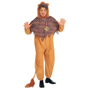 Cowardly Lion Costume for Adult - All