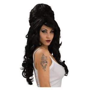 Adult Rehab Chanteuse Black Wig - All