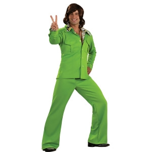 Lime Green Liesure Suit Costume for Men - All