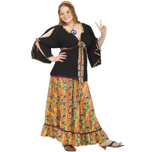Adult Groovy Momma Plus Costume - All
