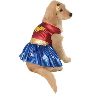 Canine Wonder Woman Costume - LARGE