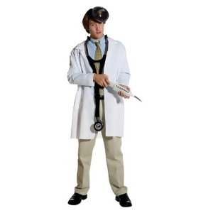 Adult Plain Lab Coat Costume - All