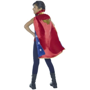 Wonder Woman Deluxe Cape Costume for Kids - All